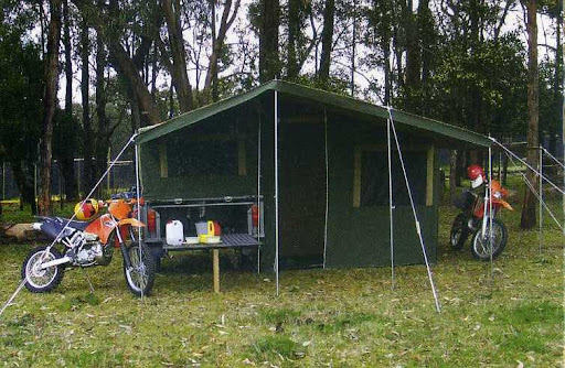 motorbike camper trailer